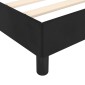 vidaXL Πλαίσιο Κρεβατιού Μαύρο 140x200 εκ. Βελούδινο