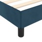 vidaXL Πλαίσιο Κρεβατιού Σκούρο Μπλε 160x200 εκ. Βελούδινο