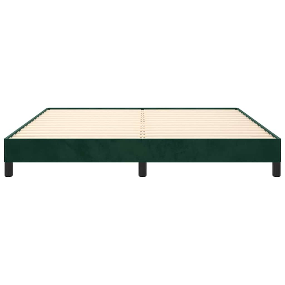 vidaXL Πλαίσιο Κρεβατιού Σκούρο Πράσινο 180x200 εκ. Βελούδινο