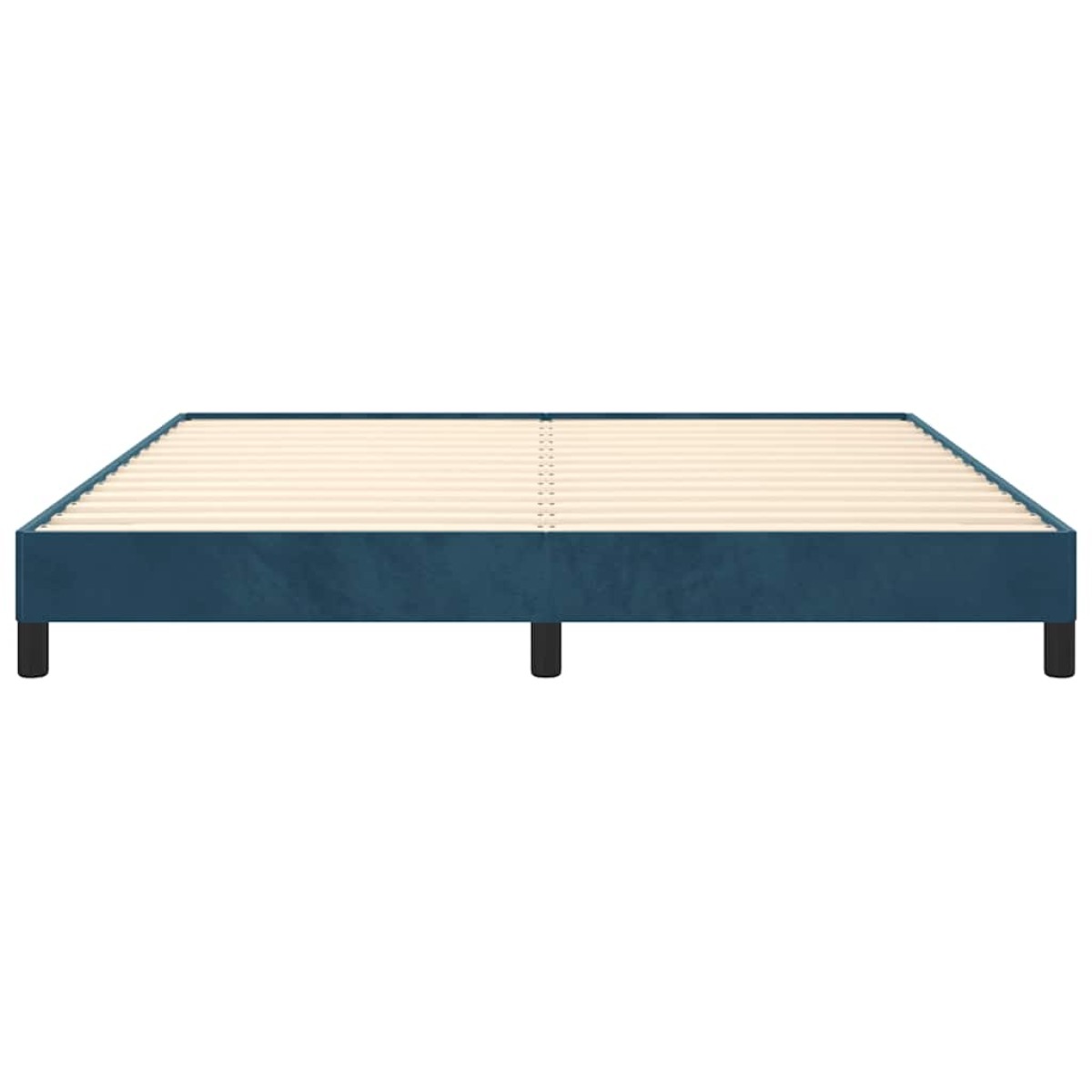 vidaXL Πλαίσιο Κρεβατιού Σκούρο Μπλε 180x200 εκ. Βελούδινο
