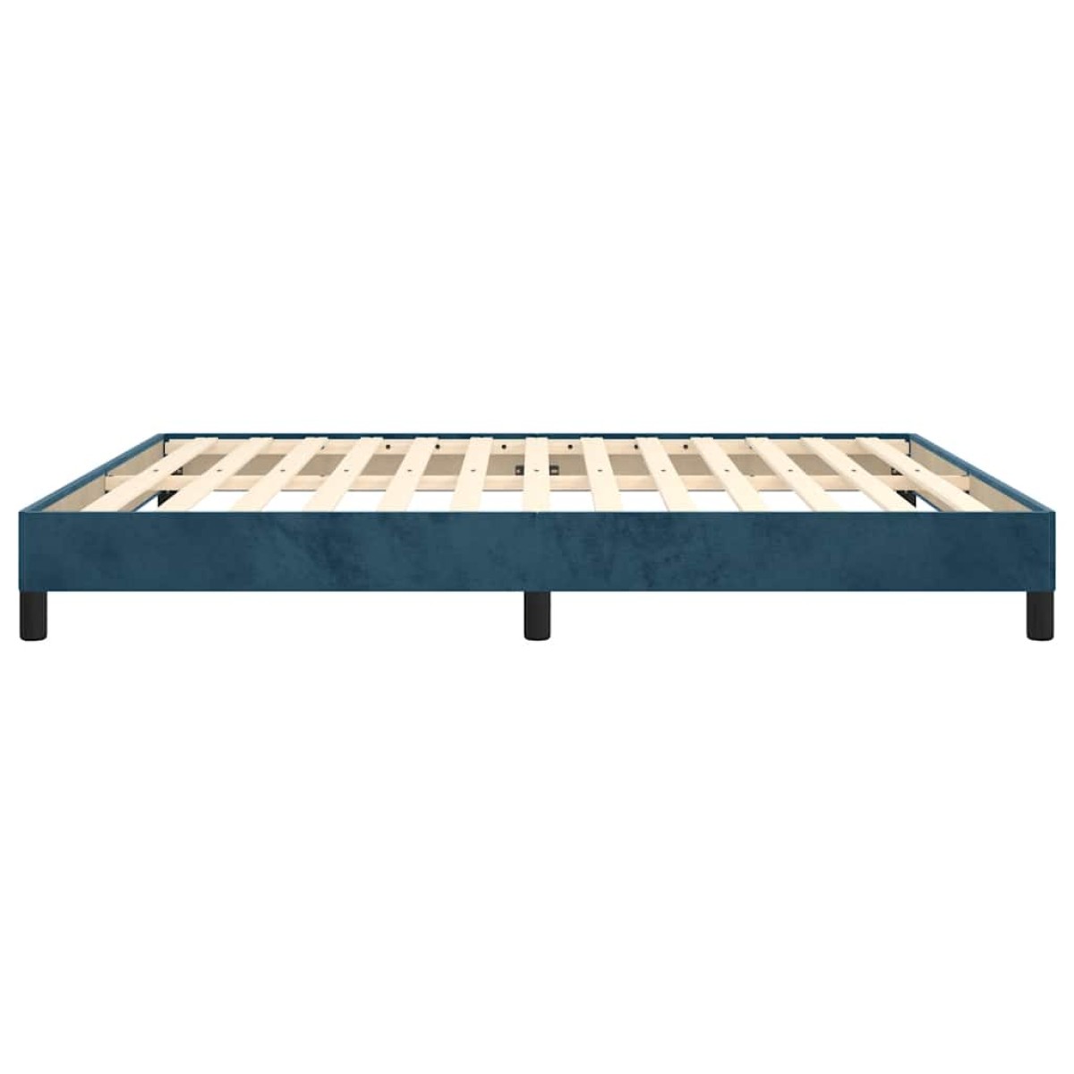 vidaXL Πλαίσιο Κρεβατιού Σκούρο Μπλε 180x200 εκ. Βελούδινο
