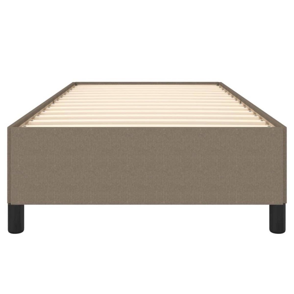 vidaXL Πλαίσιο Κρεβατιού Taupe 90x200 εκ. Υφασμάτινο