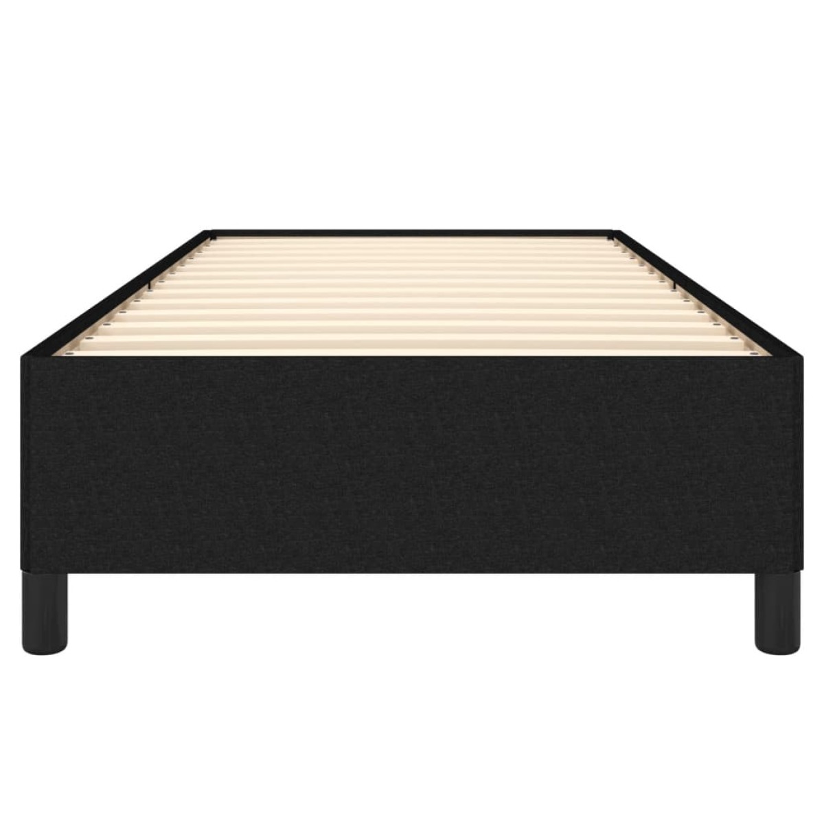 vidaXL Πλαίσιο Κρεβατιού Boxspring Μαύρο 100 x 200 εκ. Υφασμάτινο