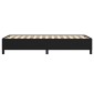 vidaXL Πλαίσιο Κρεβατιού Boxspring Μαύρο 100 x 200 εκ. Υφασμάτινο