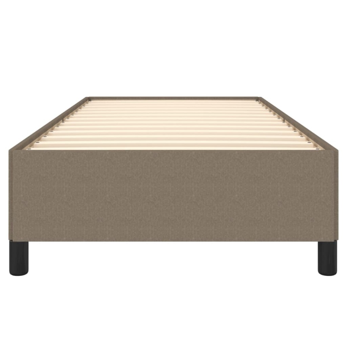 vidaXL Πλαίσιο Κρεβατιού Taupe 100x200 εκ. Υφασμάτινο