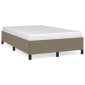 vidaXL Πλαίσιο Κρεβατιού Taupe 120x200 εκ. Υφασμάτινο