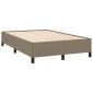 vidaXL Πλαίσιο Κρεβατιού Taupe 120x200 εκ. Υφασμάτινο
