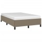 vidaXL Πλαίσιο Κρεβατιού Taupe 120x200 εκ. Υφασμάτινο