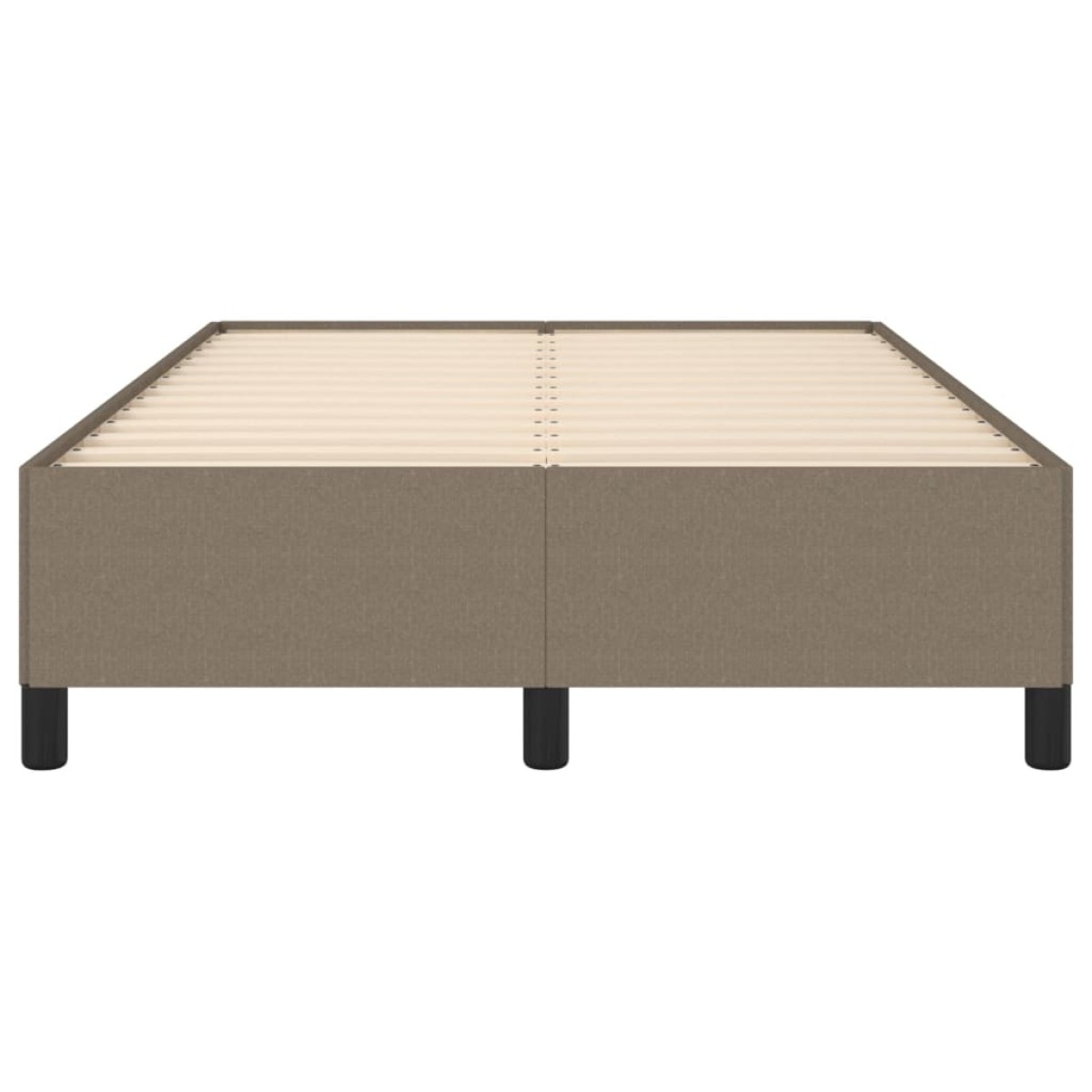 vidaXL Πλαίσιο Κρεβατιού Taupe 120x200 εκ. Υφασμάτινο
