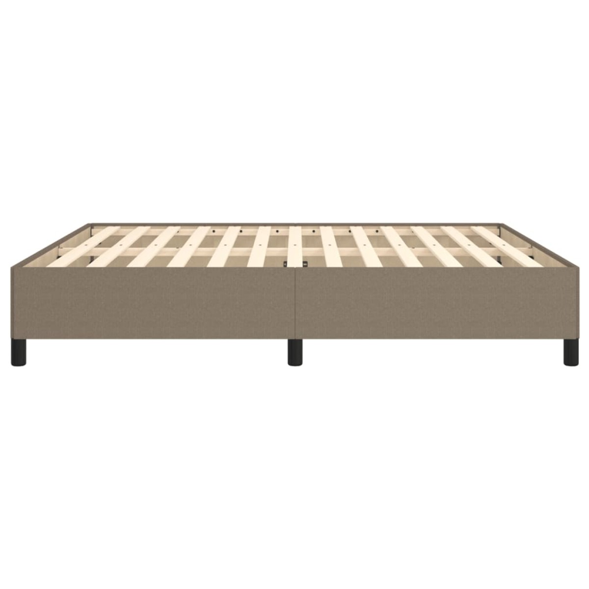 vidaXL Πλαίσιο Κρεβατιού Taupe 180x200 εκ. Υφασμάτινο