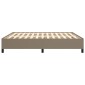 vidaXL Πλαίσιο Κρεβατιού Taupe 180x200 εκ. Υφασμάτινο