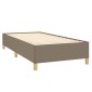 vidaXL Πλαίσιο Κρεβατιού Taupe 90x200 εκ. Υφασμάτινο