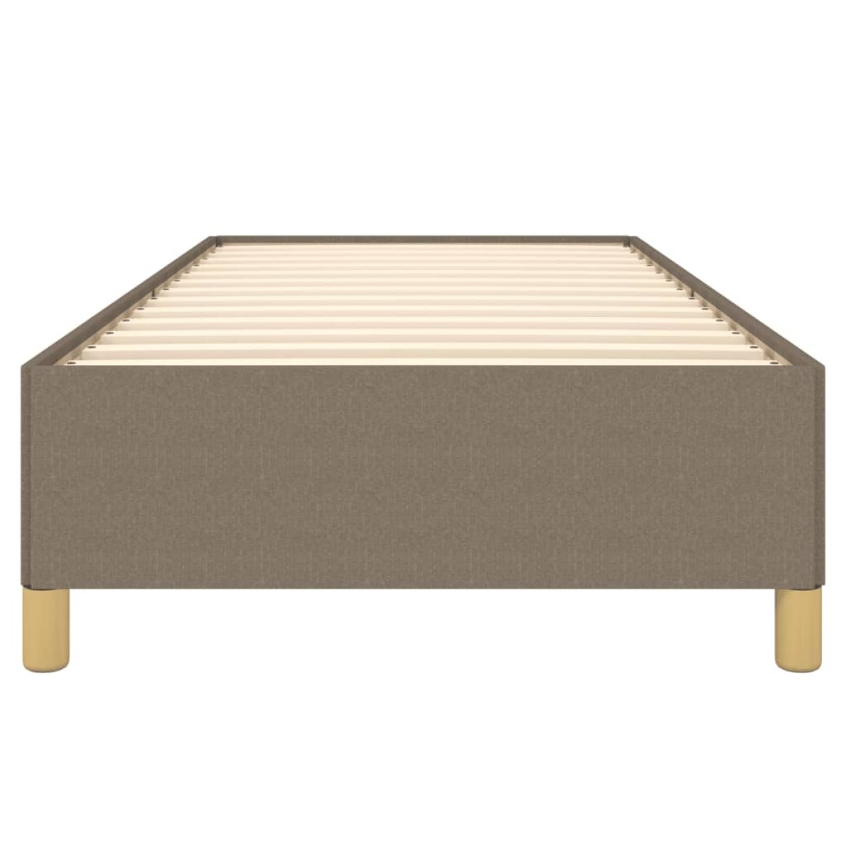 vidaXL Πλαίσιο Κρεβατιού Taupe 90x200 εκ. Υφασμάτινο