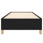 vidaXL Πλαίσιο Κρεβατιού Boxspring Μαύρο 100 x 200 εκ. Υφασμάτινο
