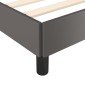 vidaXL Πλαίσιο Κρεβατιού Γκρι 100x200 εκ. από Συνθετικό Δέρμα