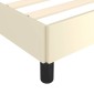 vidaXL Πλαίσιο Κρεβατιού με Κεφαλάρι Κρεμ 140x200 εκ. Συνθετικό Δέρμα