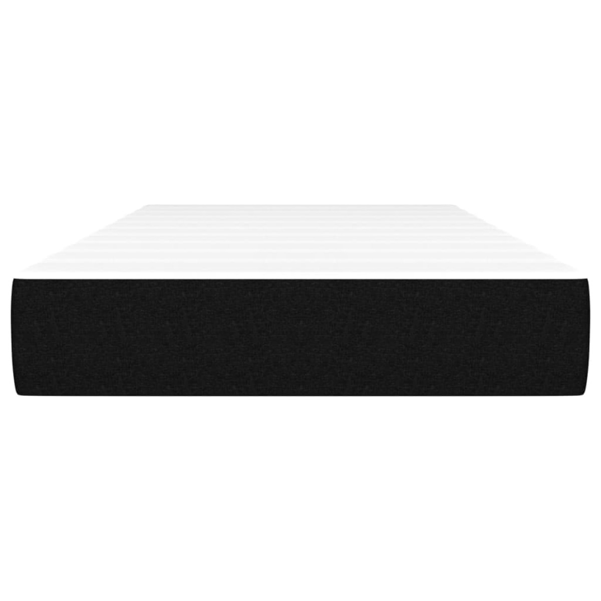 vidaXL Στρώμα με Pocket Springs Μαύρο 80 x 200 x 20 εκ. Υφασμάτινο