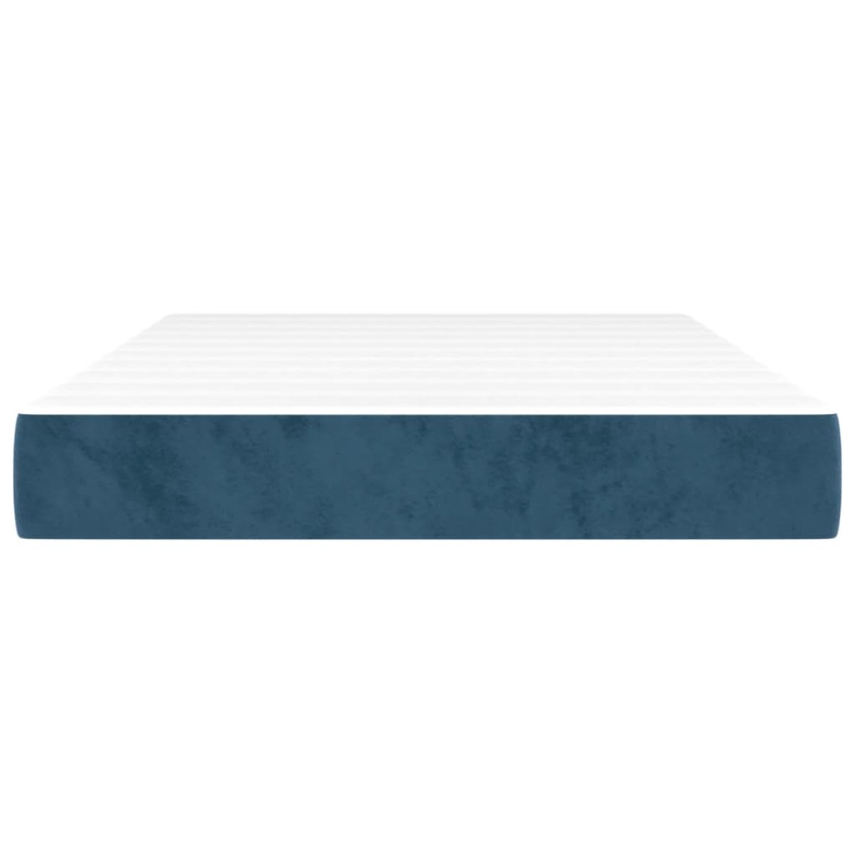 vidaXL Στρώμα με Pocket Springs Σκούρο Μπλε 120x200x20 εκ. Βελούδινο