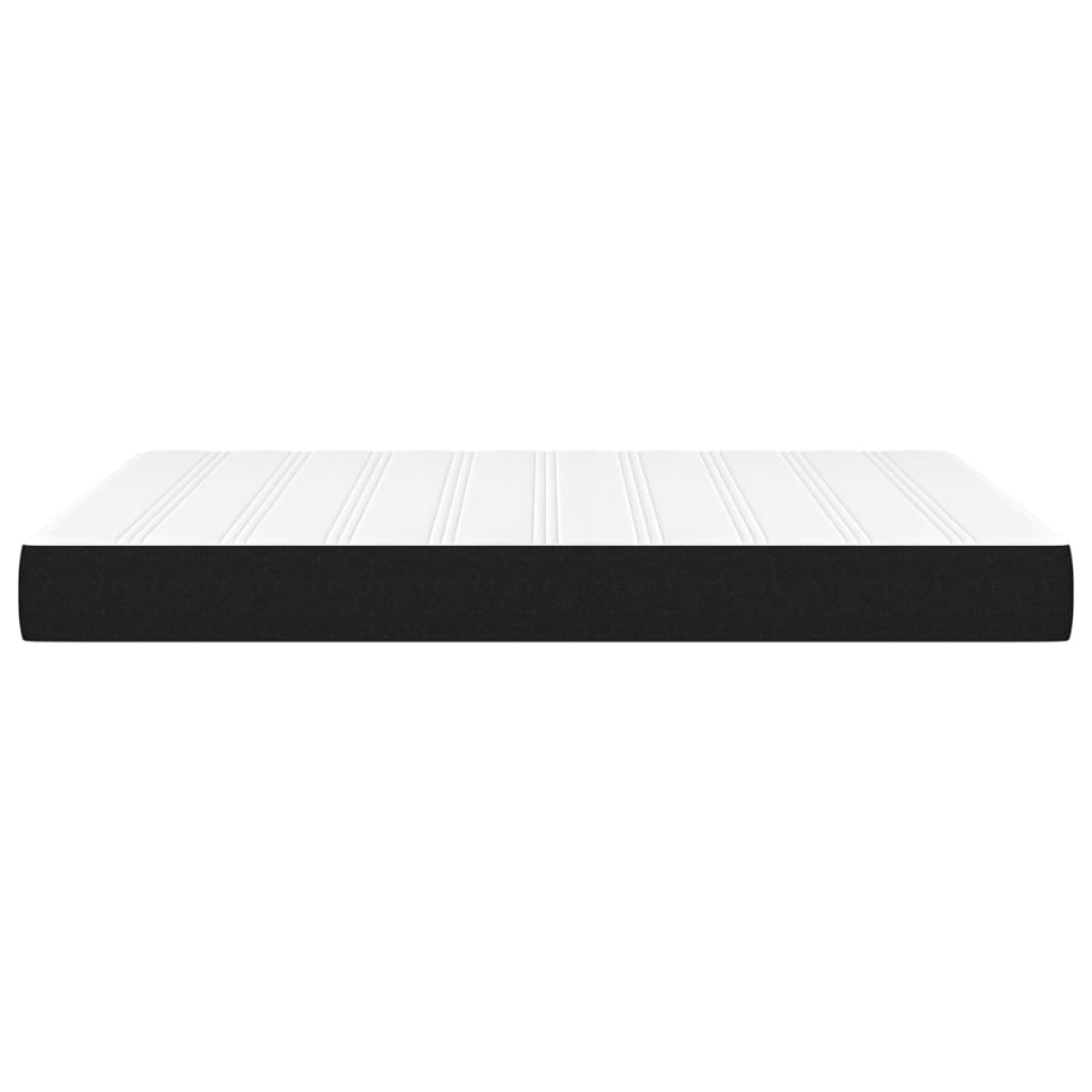 vidaXL Στρώμα με Pocket Springs Μαύρο 140x190x20 εκ. Υφασμάτινο