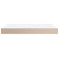 vidaXL Στρώμα με Pocket Springs Καπουτσίνο 140x190x20εκ. Συνθετ. Δέρμα