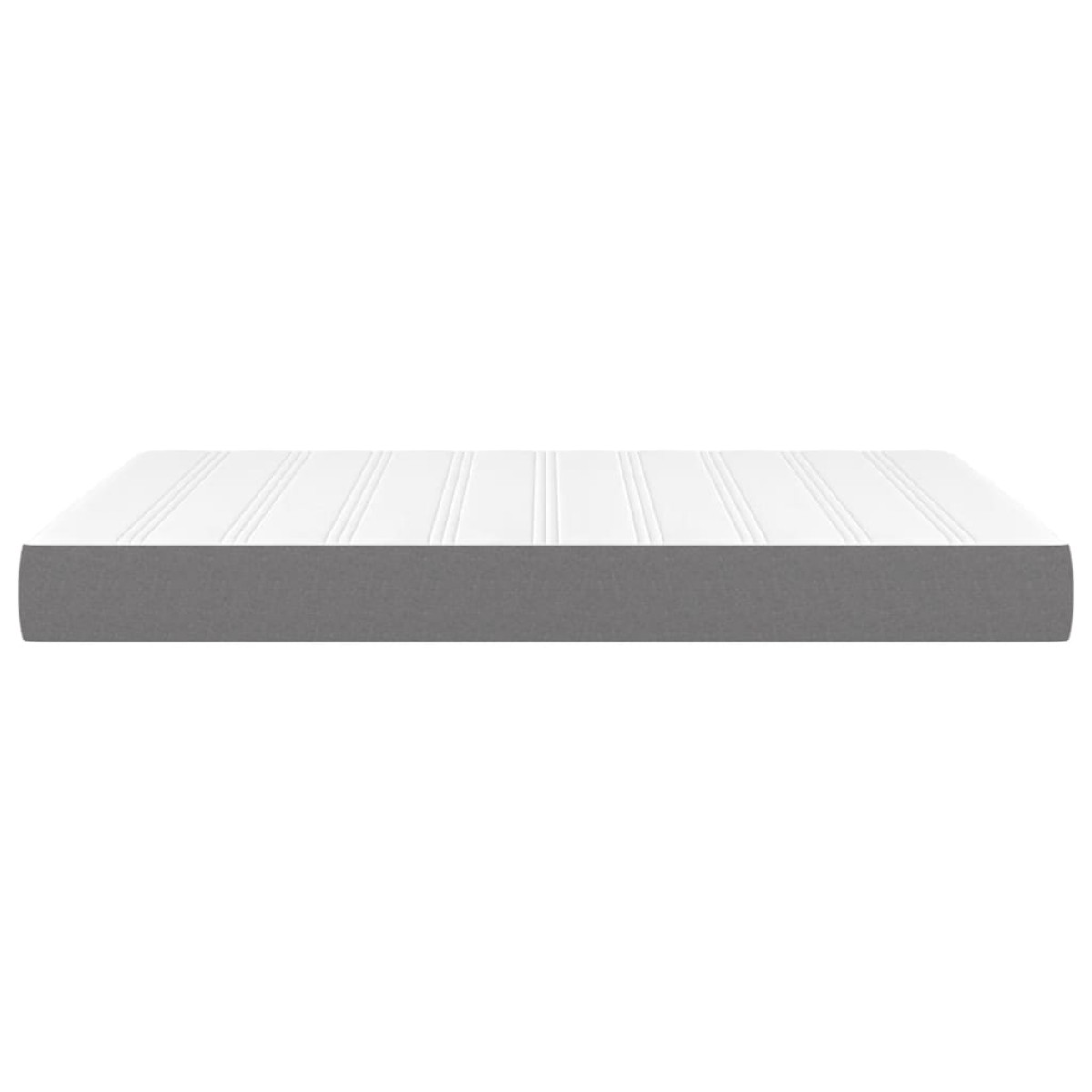 vidaXL Στρώμα με Pocket Springs Σκούρο Γκρι 140x200x20 εκ. Υφασμάτινο