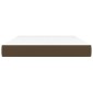 vidaXL Στρώμα με Pocket Springs Σκούρο Καφέ 140x200x20 εκ. Υφασμάτινο