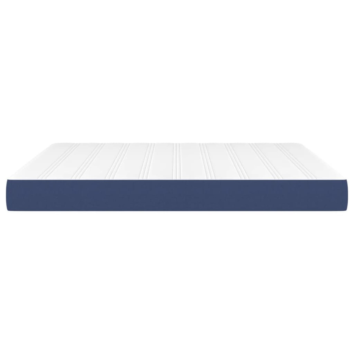 vidaXL Στρώμα με Pocket Springs Μπλε 160x200x20 εκ. Υφασμάτινο
