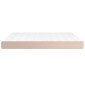 vidaXL Στρώμα με Pocket Springs Καπουτσίνο 180x200x20 εκ. Συνθ. Δέρμα