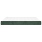 vidaXL Στρώμα με Pocket Springs Σκούρο Πράσινο180x200x20 εκ. Βελούδινο