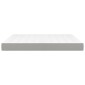 vidaXL Στρώμα με Pocket Springs Μεσαίας Σκληρότητας Αν. Γκρι 152x203x20εκ. Ύφασμα Queen