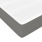vidaXL Στρώμα Pocket Springs Μεσαίας Σκληρότητας Σκ. Γκρι 183x213x20εκ Ύφ. California King