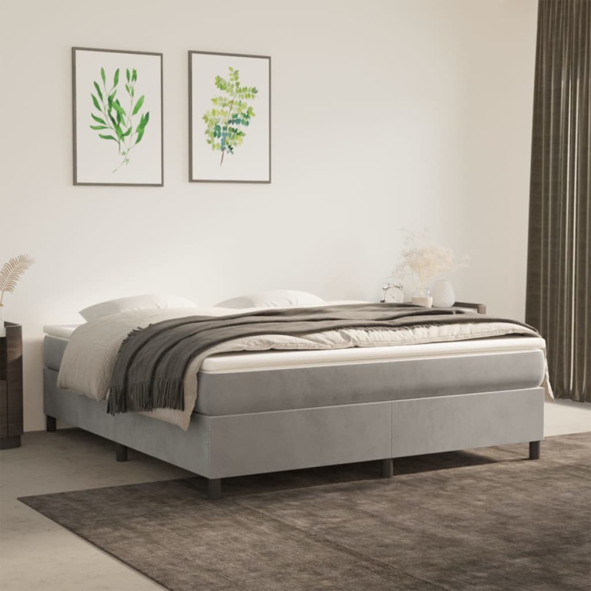 vidaXL Ανώστρωμα 193x203x5 εκ. King