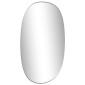 vidaXL Καθρέφτης Τοίχου Ασημί 70x45 εκ.