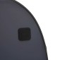 vidaXL Καθρέφτης Τοίχου Μαύρος 80x50 εκ.