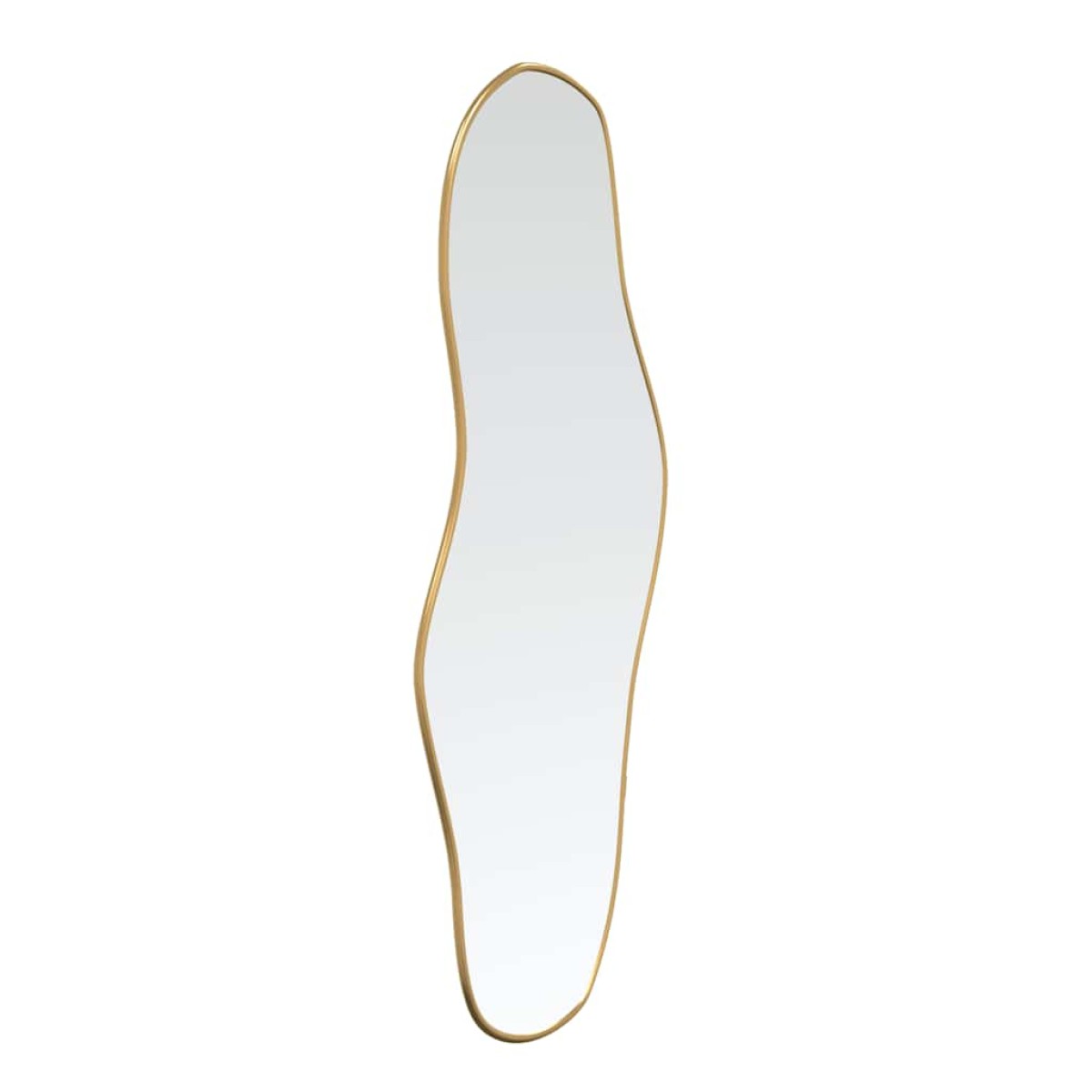 vidaXL Καθρέφτης Τοίχου Χρυσός 60x25 εκ.