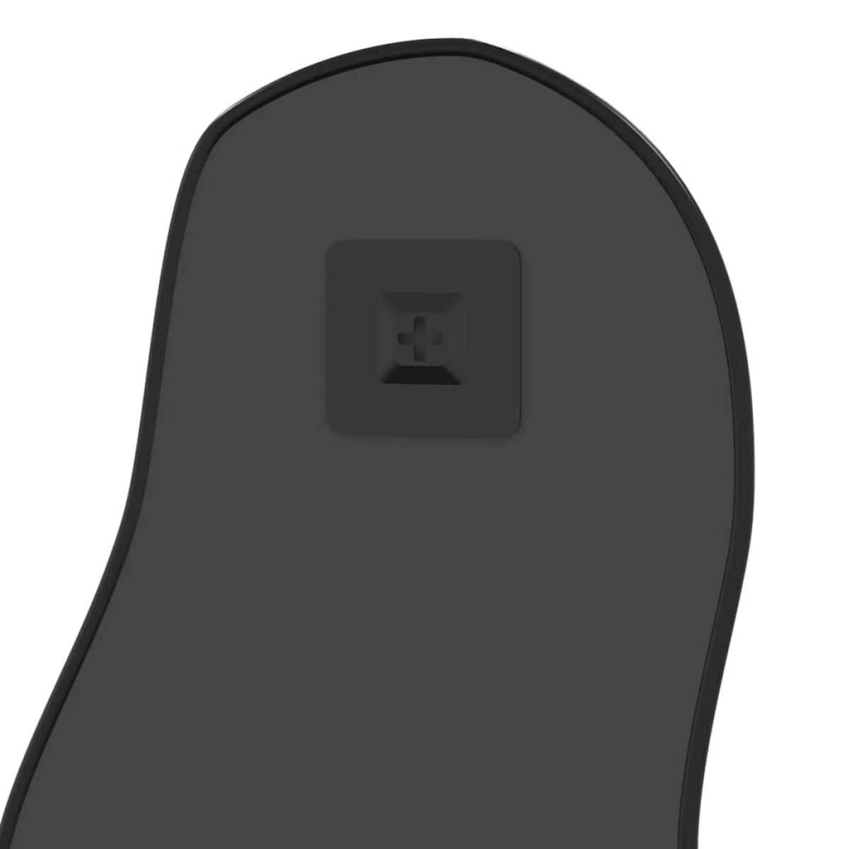 vidaXL Καθρέφτης Τοίχου Μαύρος 80x35 εκ.