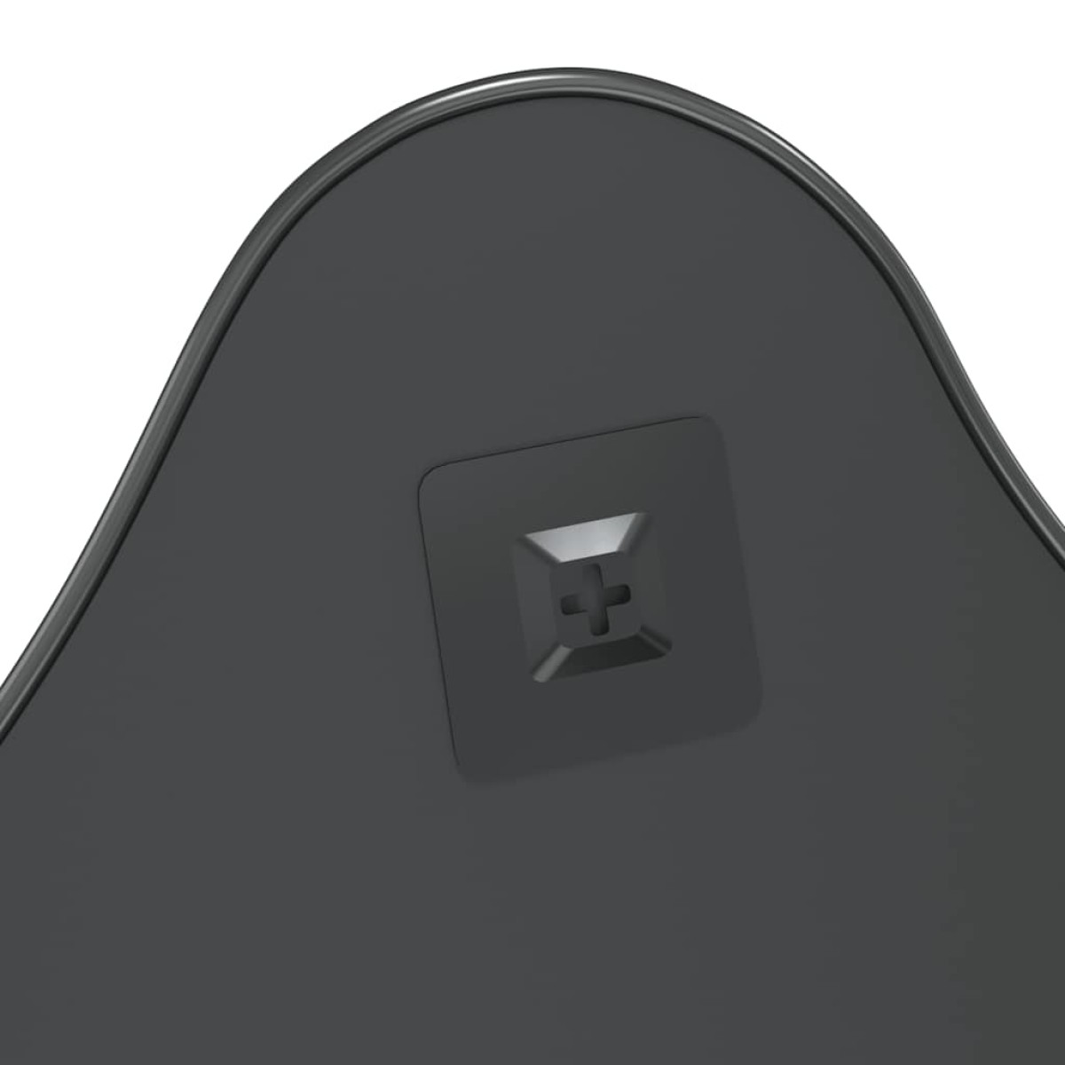 vidaXL Καθρέφτης Τοίχου Μαύρος 60x50 εκ.