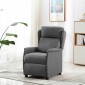 vidaXL Καρέκλα μασάζ Ανοιχτό γκρι 93.5 x 67.5 x 101.5 εκ. ύφασμα