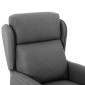 vidaXL Καρέκλα μασάζ Ανοιχτό γκρι 93.5 x 67.5 x 101.5 εκ. ύφασμα