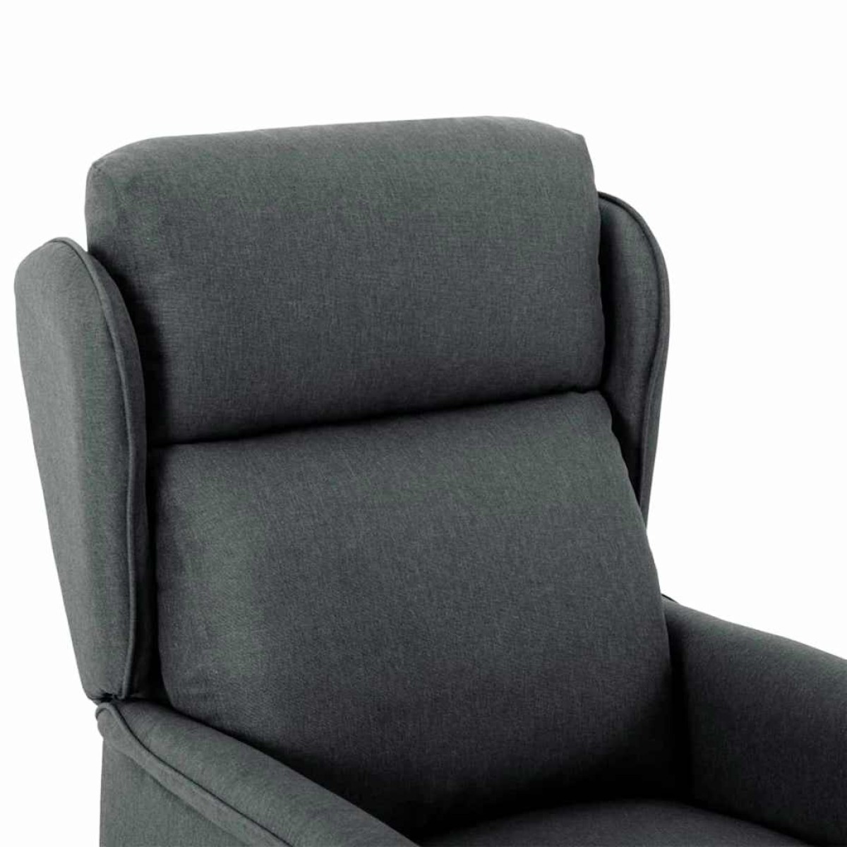 vidaXL Καρέκλα μασάζ Σκούρο Γκρι 93.5 x 67.5 x 101.5 εκ. ύφασμα