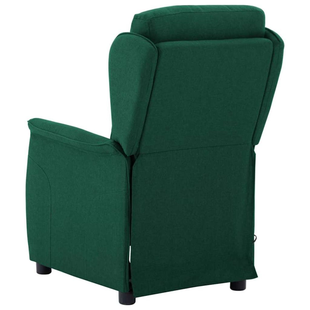vidaXL Καρέκλα μασάζ Σκούρο Πράσινο 93.5 x 67.5 x 101.5 εκ. ύφασμα