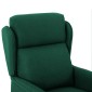 vidaXL Καρέκλα μασάζ Σκούρο Πράσινο 93.5 x 67.5 x 101.5 εκ. ύφασμα