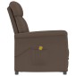 vidaXL Καρέκλα μασάζ Καφέ 96.5 x 70.5 x 95 εκ Μικροΐνες