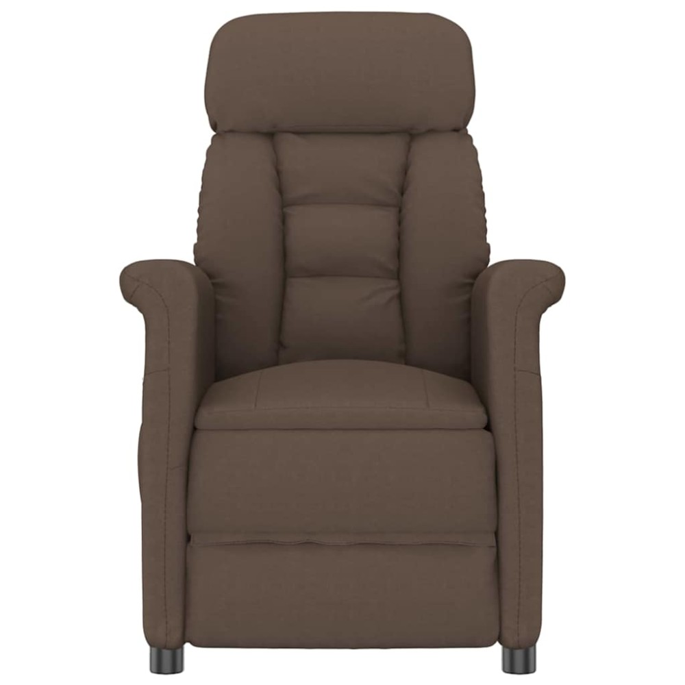 vidaXL Καρέκλα μασάζ Καφέ 96.5 x 70.5 x 95 εκ Μικροΐνες