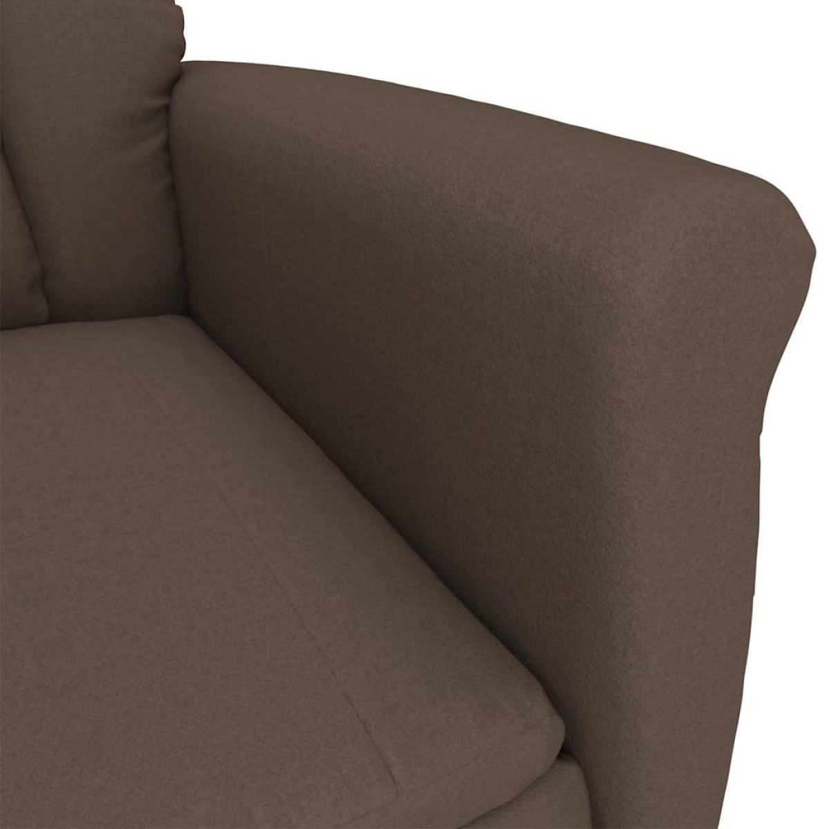 vidaXL Καρέκλα μασάζ Καφέ 96.5 x 70.5 x 95 εκ Μικροΐνες