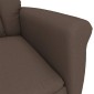 vidaXL Καρέκλα μασάζ Καφέ 96.5 x 70.5 x 95 εκ Μικροΐνες
