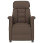 vidaXL Καρέκλα μασάζ Καφέ 96.5 x 70.5 x 95 εκ Μικροΐνες