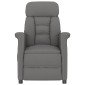 vidaXL Καρέκλα μασάζ Σκούρο Γκρι 96.5 x 70.5 x 95 εκ Μικροΐνες