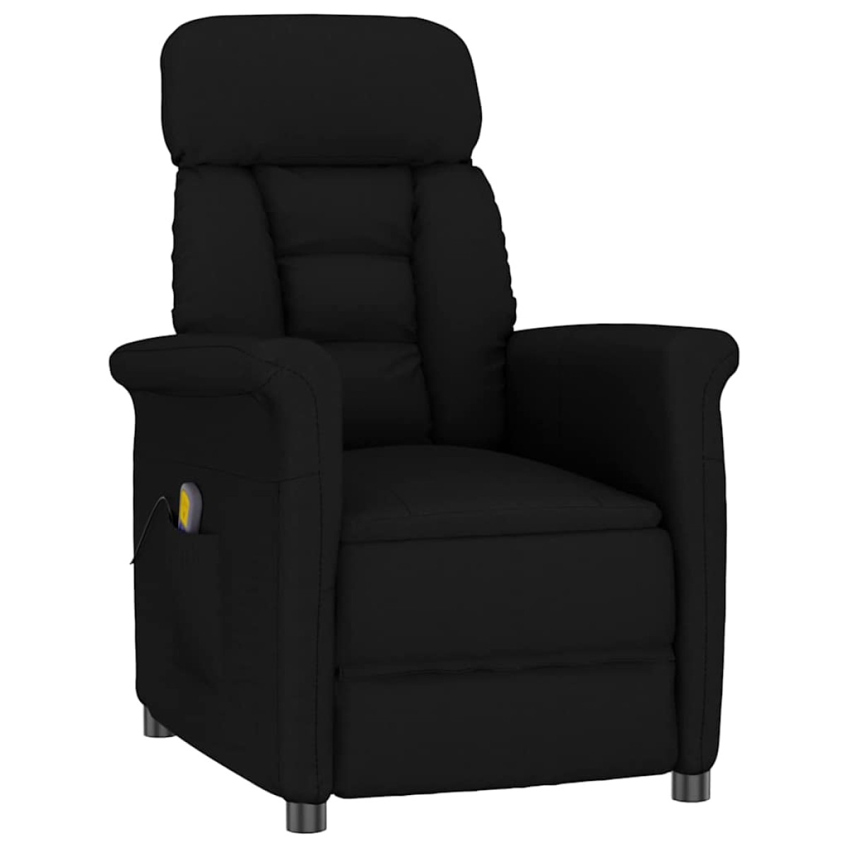 vidaXL Καρέκλα μασάζ Μαύρο 96.5 x 70.5 x 95 εκ Μικροΐνες