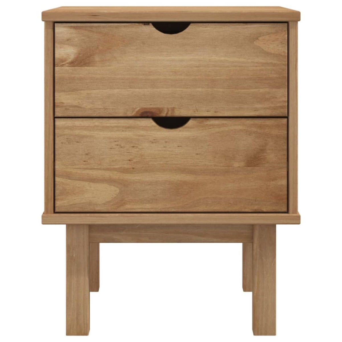 vidaXL Κομοδίνο OTTA 46 x 39,5 x 57 εκ. από Μασίφ Ξύλο Πεύκου